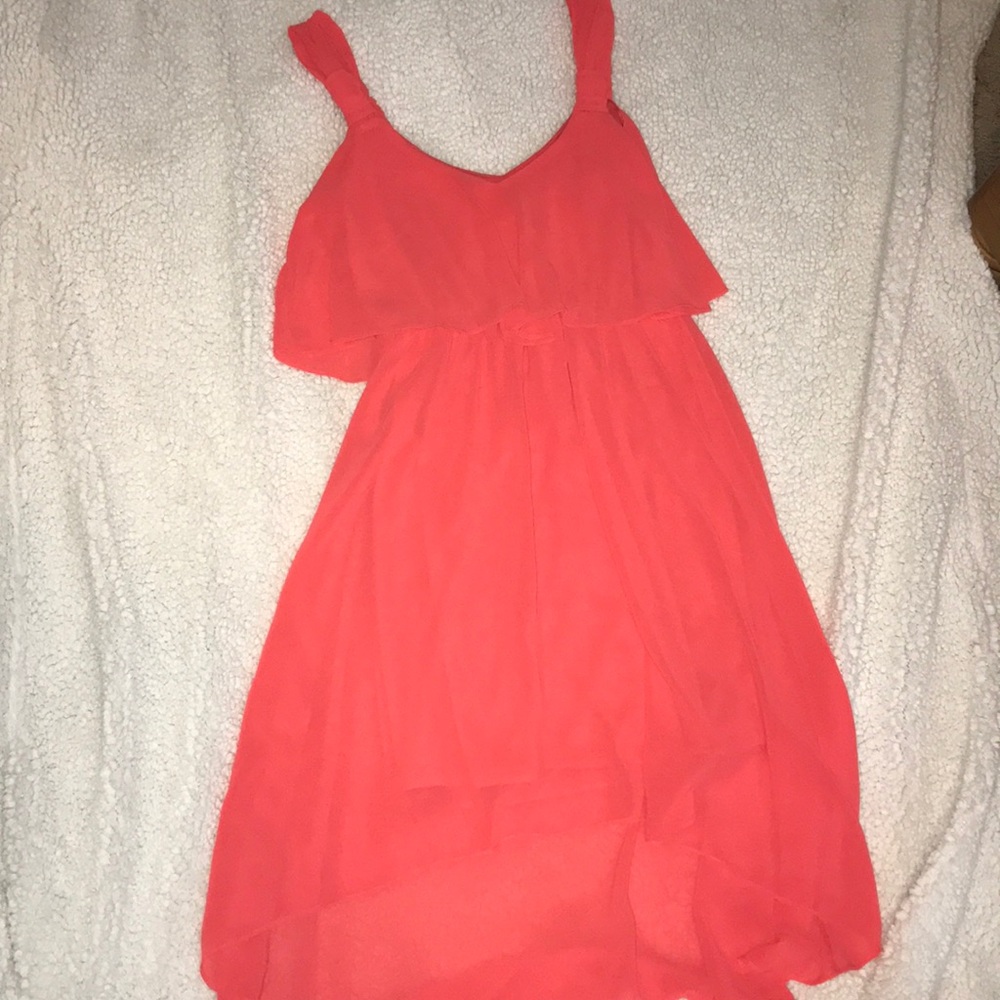 Formal coral dress